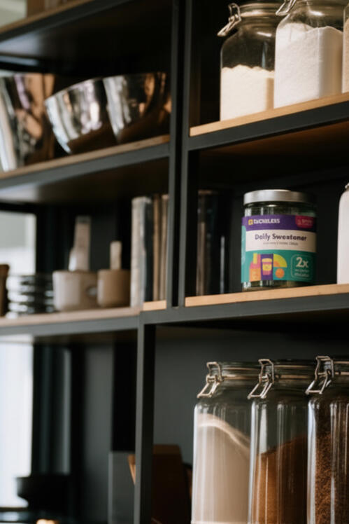 Sucroless™ sweetener not missing from shelf